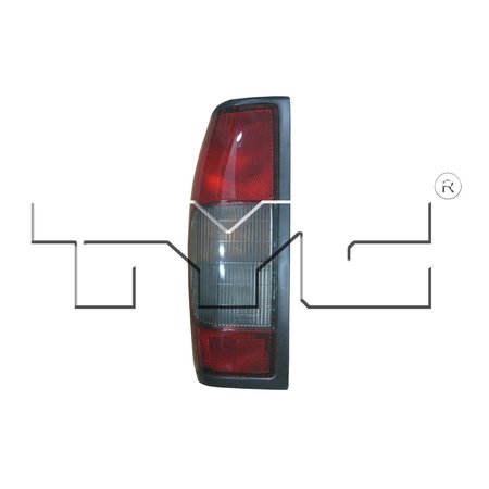 TYC PRODUCTS Tyc Capa Certified Tail Light Assembly, 11-5074-70-9 11-5074-70-9